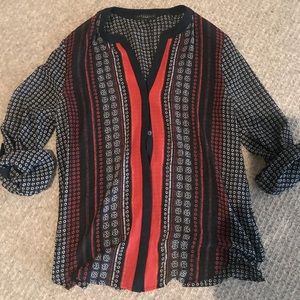 Sanctuary silk blouse!